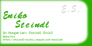 eniko steindl business card